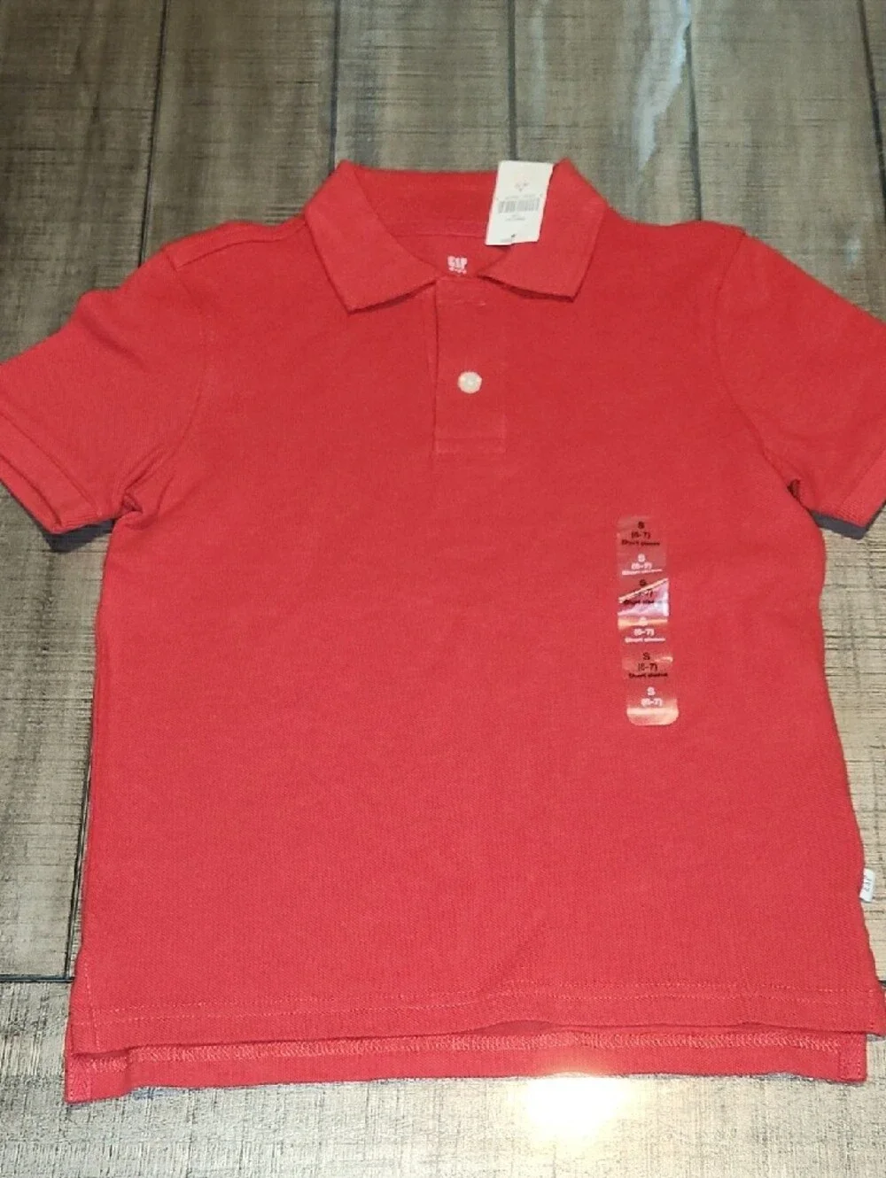 NWT Gap Kids Red Polo Shirt - Classic Short Sleeve